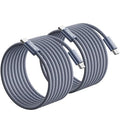 LISEN 10FT USB C Cable Fast Charging, 240W Long USB C to USB C Cable | 2-Pack, Midnight | USBC Cable for iPhone 17/16/15 Pro Max, iPad Pro/Air, MacBook Pro/Air, Samsung Galaxy S26 Ultra, Laptop by Lisen