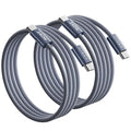 LISEN USB C to USB C Cable Fast Charging Cords 240W Type C Charger Fast Charging Cord Type C Cable for iPhone 16 15 iPad MacBook Pro Air Samsung S25 Switch,3.3ft+6.6ft/2 Pack/Midnight | USBC Cable for iPhone 17/16/15 Pro Max, iPad Pro/Air, MacBook Pro/... by Lisen