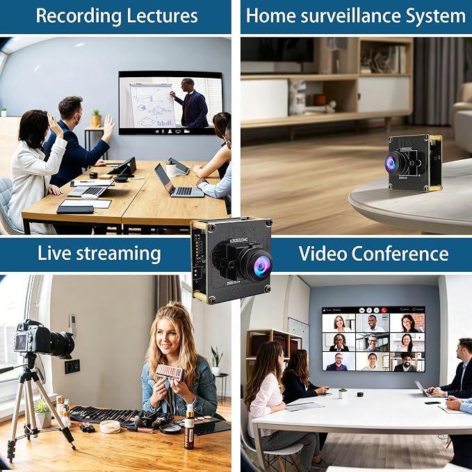 ELP High Speed 200FPS Global Shutter USB3.0 Fisheye Camera Module Wide Angle 180degree Webcam Board for Computer Mini UVC USB3.0/2.0 PC Camera Fast Frame Lightburn Cameras 1200P 120fps 200° Webcamera - Image 9