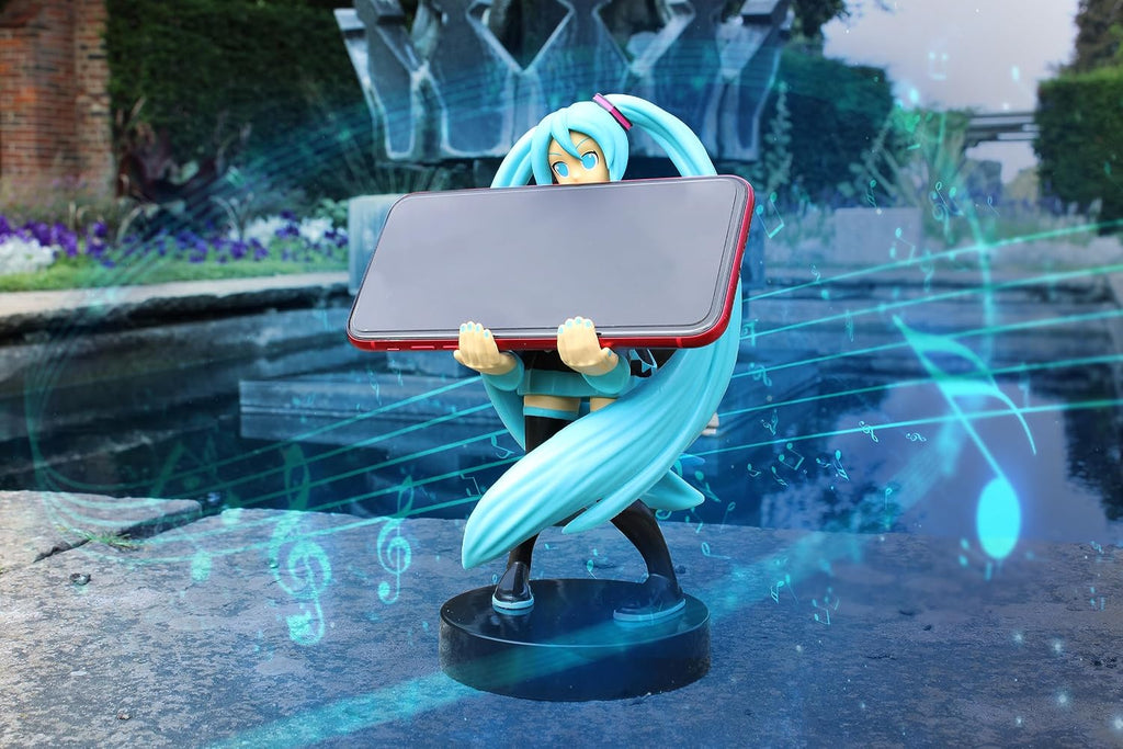 Cableguys Hatsune Miku Figure Controller Holder & Phone Stand - Officially Licensed Vocaloid Anime Gift for Gamers, Compatible with Nintendo Switch, Xbox & PlayStation - Image 2
