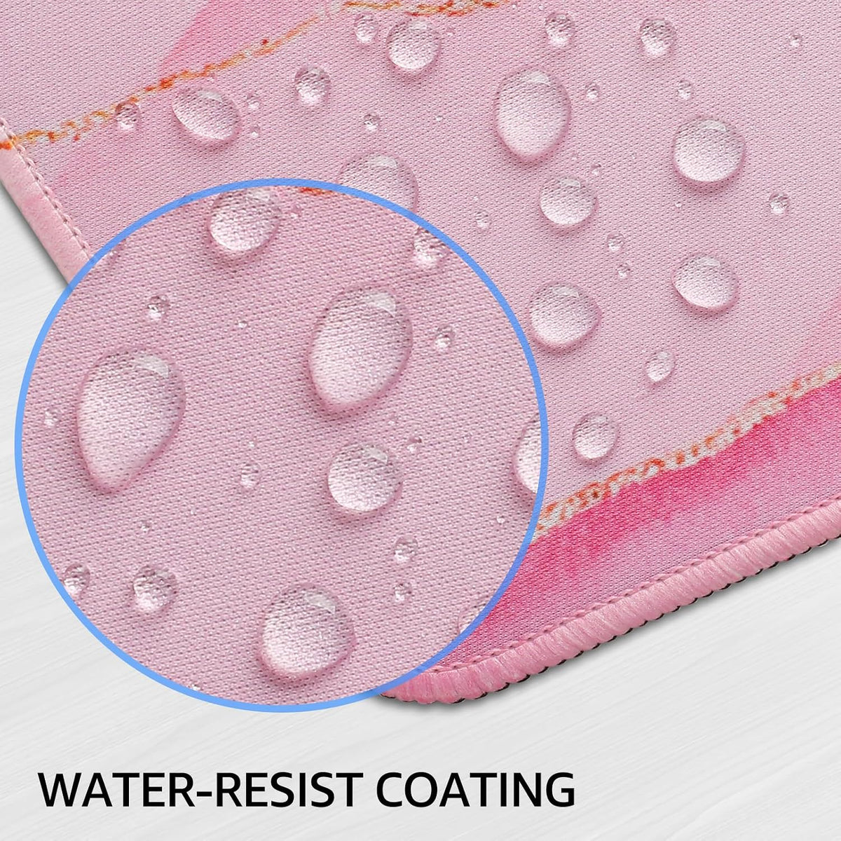 KTRIO Large Gaming Mouse Pad, Desk Mat, 31.5 x 15.7 in, Pink Glow, XXL - Image 5