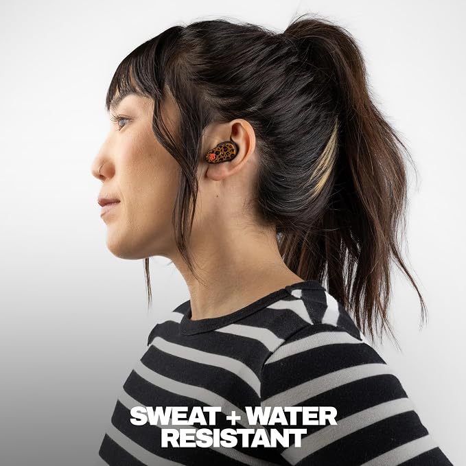 Skullcandy Method 360 ANC Wireless Earbuds with Sound by Bose - Leopard | In-Ear Fit, Premium Active Noise Cancellation, 40 Hours Battery, Sweat and Water Resistant, Microphone for iPhone Android - Image 6