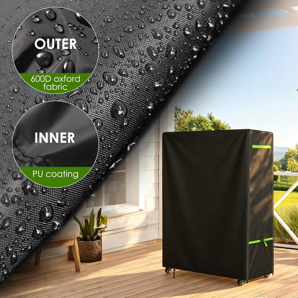 50-55" Outdoor TV Stand Cover, 600D TV Cover Waterproof, 53x15x55'' - Image 5