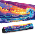 Gaming Mouse Pad, Desk Mat for Keyboard and Mouse, Large Mouse Pad for Desk, Computer Mousepad by OFFIJOY