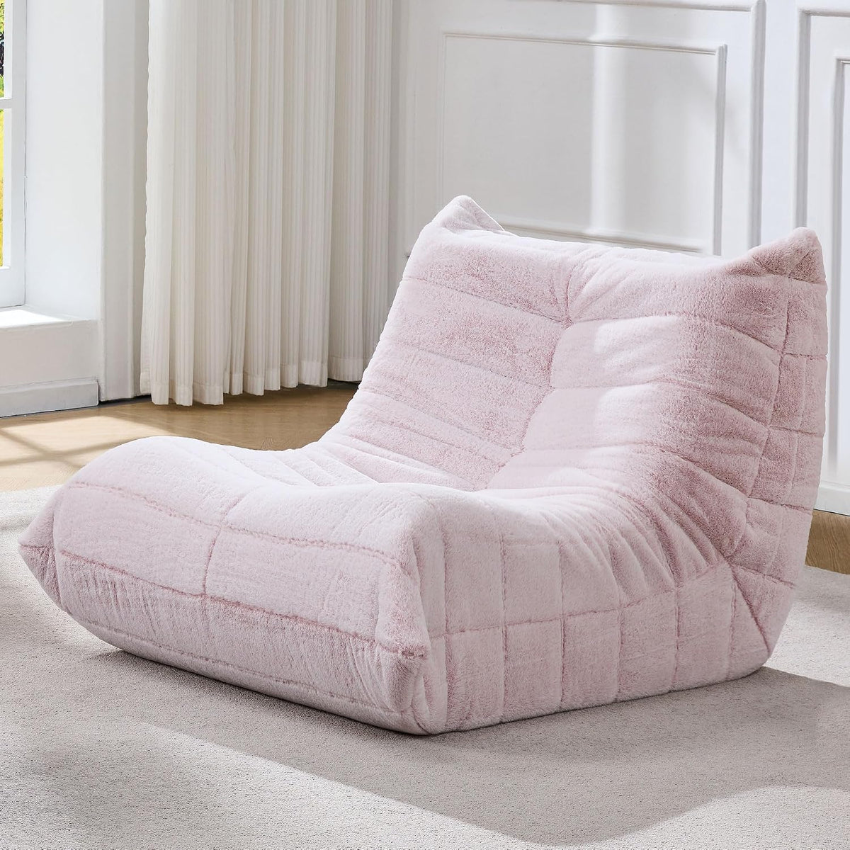 Hobestluk Big Bean Bag Chairs for Adults Fireside BeanBag Couch Togo Sofa by Hobestluk
