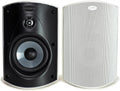 Polk Audio Atrium 5 Outdoor Speakers with Powerful Bass (Pair, White) | All-Weather Durability, Broad Sound Coverage, Speed-Lock Mounting System by PolkAudio