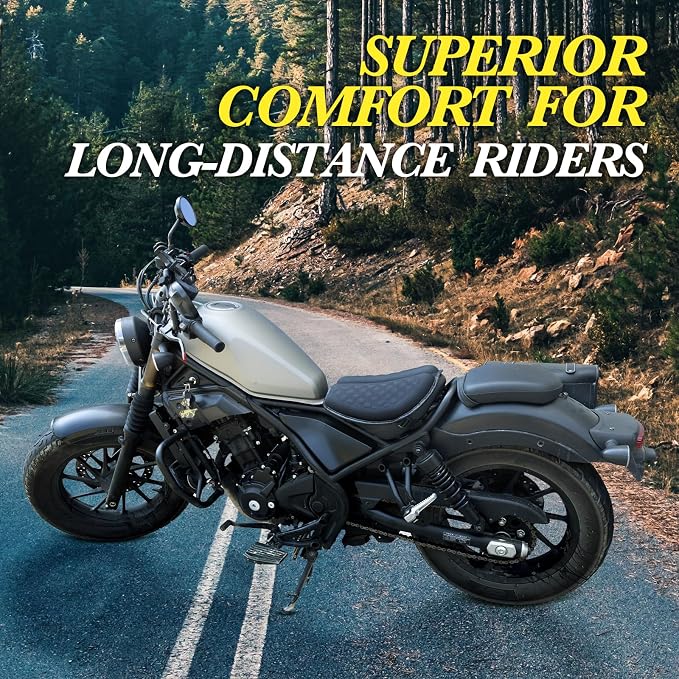 Foldable Motorcycle Gel Seat Cushion with Sunshade Cover | 3D Dome-Shaped Shock-Absorbing Seat Pad for Long Rides, Pressure Relief, Airflow & Cooling Comfort - Image 8