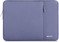 MOSISO Laptop Case 16 inch, 15-15.6 inch Laptop Sleeve Bag with Pocket | Compatible with MacBook Pro 16 M5 M4 M3 M2 M1, HP Acer Dell Lenovo ASUS, Polyester Vertical Computer Bag, Lavender Gray by MOSISO