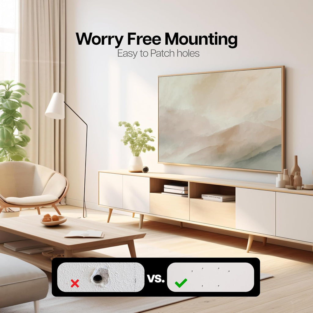 VIVO Black No Stud TV Wall Mount for 32-100 in Screens, MOUNT-NS100 - Image 3