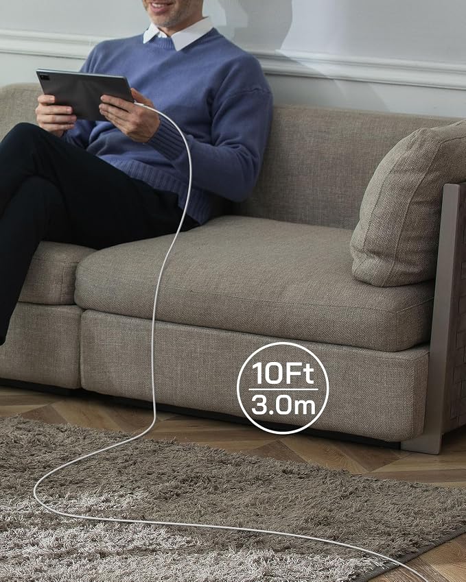 20W Fast Charger for iPhone 14/13/12 [3-Pack, MFi Certified] | USB-C PD power adapter with 10Ft cable, compatible with iPhone 14/13/12/11/Pro Max/Pro/Plus/Mini, iPad & more - Image 5