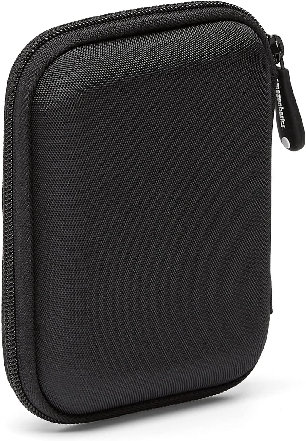 Amazon Basics Small Hard Shell Portable External Hard Drive Carrying Case with Mesh Pocket for My Passport Essential, Black - Image 3