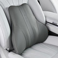 Coverado Lumbar Support Pillow for Car, Ergonomic Memory Foam Back Pillow for Office Chair, Back Cushion for Back Pain Relief, PU Leather Car Lumbar Support for Driving Seat by COVERADOAUTO