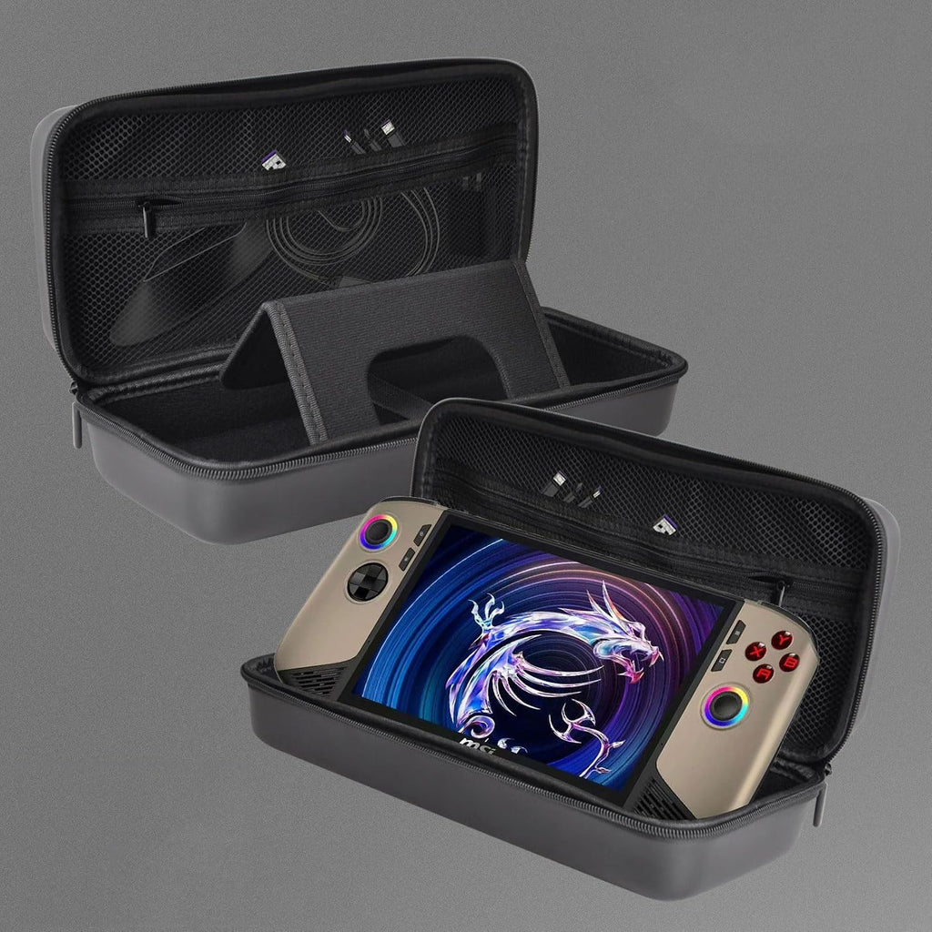 Portable Travel Daily Carry Case for MSI Claw 8 AI+ A2VM 8" 2025 Hard Sleeve Shell Cover Handheld Game Console Skin Protective Storage Bag with Non-Slip,Anti-Collision,Shockproof (Black) - Image 5