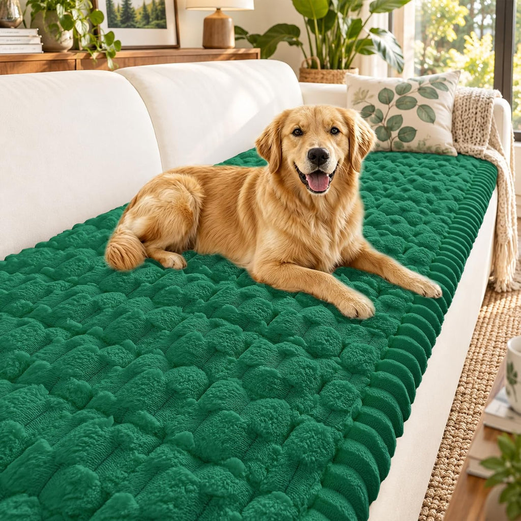 Smiry Couch Covers for Dogs, Non Slip Fuzzy Pet Sofa Protector Washable by Smiry