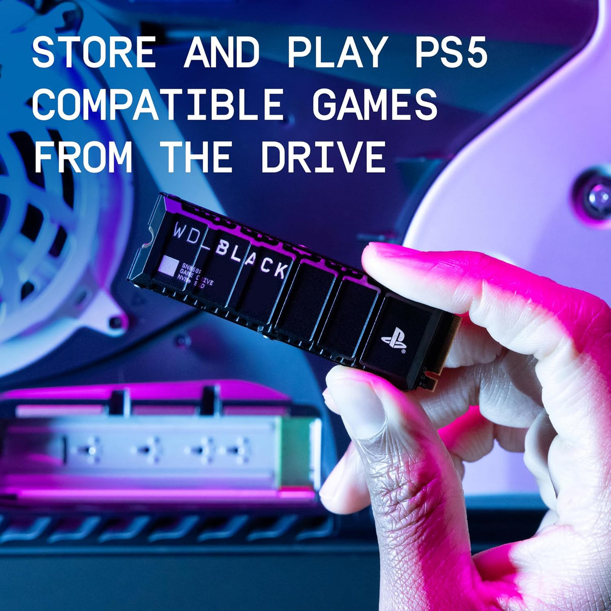 WD_Black 8TB SN850P NVMe M.2 SSD Officially Licensed Storage Expansion for PS5 Consoles, up to 7200MB/s, with heatsink - WDBBYV0080BNC-WRSN - Image 5