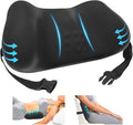 Lumbar Support Pillow, Memory Foam Back Cushion for Office Chair Car, Black | Ergonomic Lower Back Support with Adjustable Strap, Breathable Removable Cover for Couch, Wheelchair and Daily Comfort by Unknown