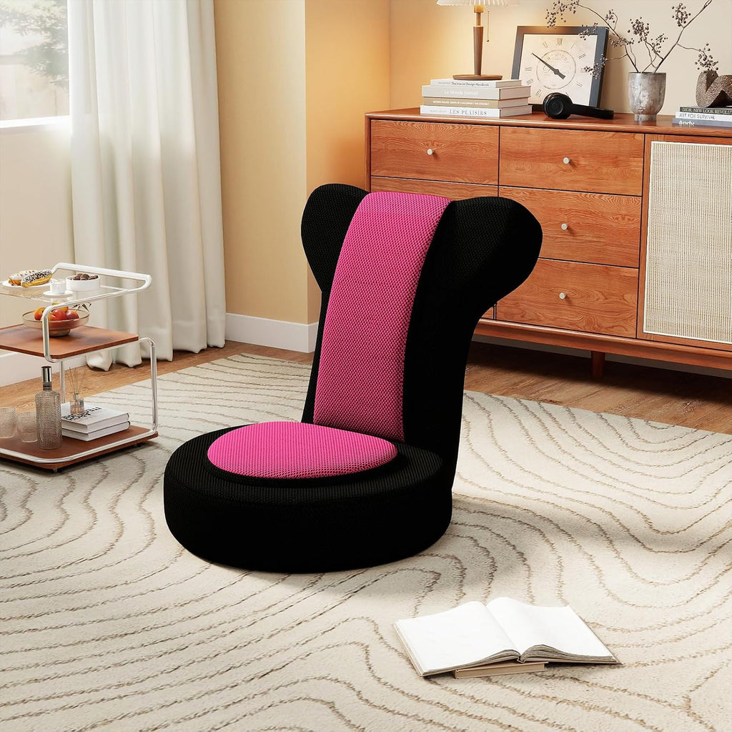 GIANTEX Floor Chair for Adults, Floor Gaming Chair (Pink) - Image 6