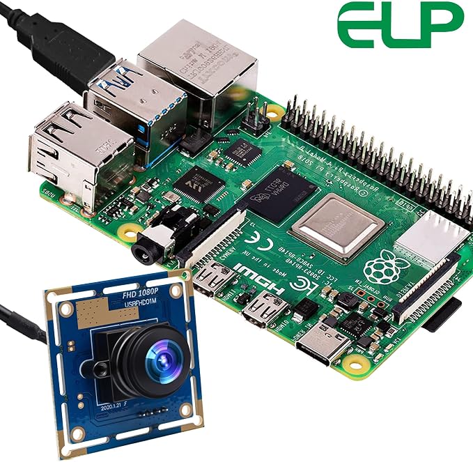 ELP 1mp HD Fisheye USB Camera Module with 170degree Wide Angle Lens for PC | 720P/30FPS Mini USB2.0 UVC Video Embedded Webcam Board 1/4” OV9712 PC Camera for Laptop, Raspberry Pi, Jetson Nano - Image 6