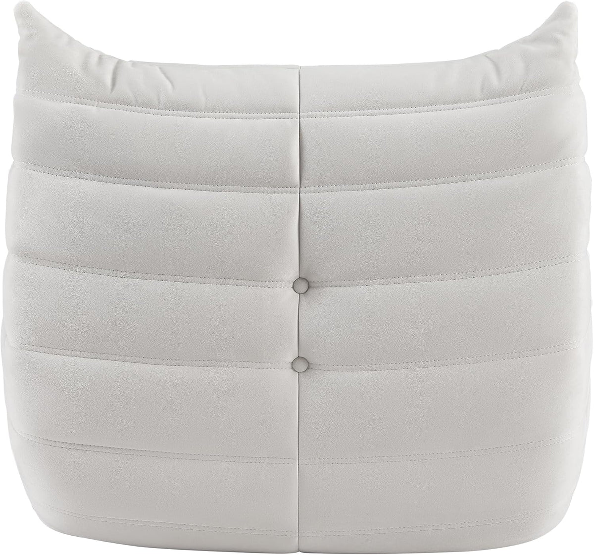 Bean Bag Chair - Corner Sofa, Fireside Chair Bean Bag Sofa Large Bean Bag Chair for Adults,Fireside Floor Couch for Living Room, Bedroom, Gaming & Office (Yellow, Single) (White, Single) - Image 6