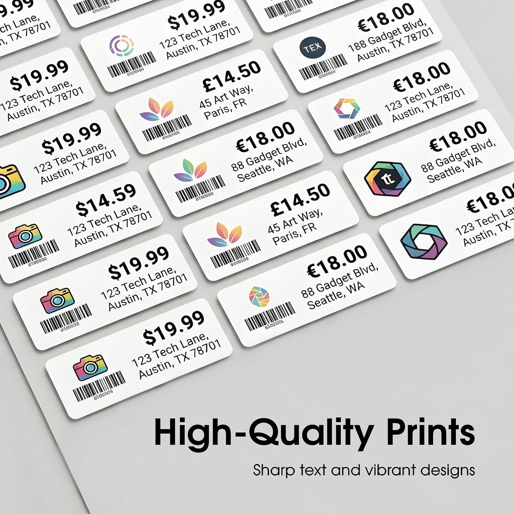 1" X 2 5/8" Matte White Printable Address Labels - Image 6