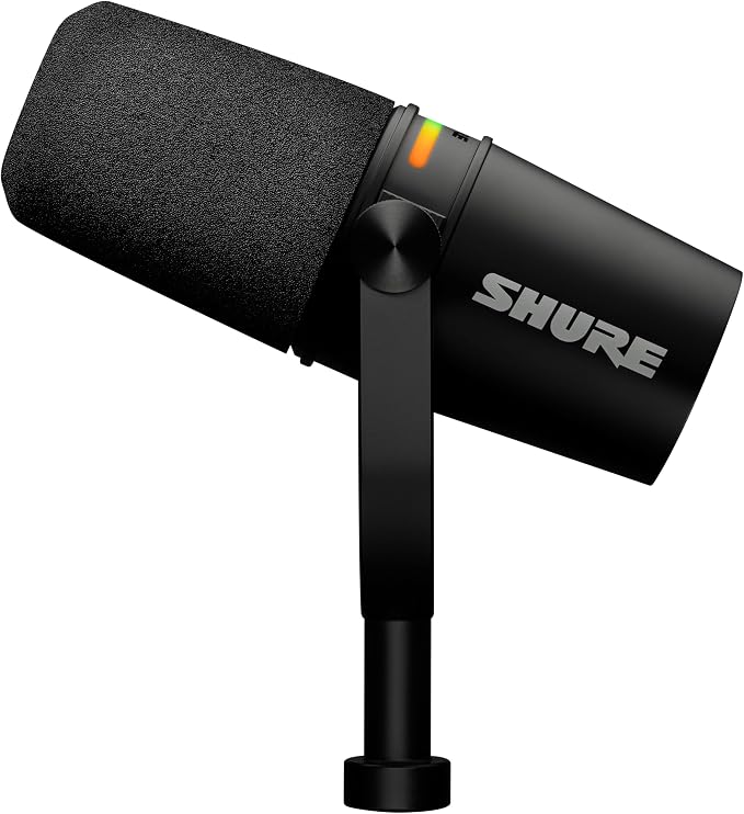 Shure MV7+ Dynamic Microphone – USB-C & XLR Podcast Mic for Streaming, Recording & Broadcasting, OBS Certified, Auto Level Mode, Digital Pop Filter, LED Panel, Black, (Pack of 8) - Image 9