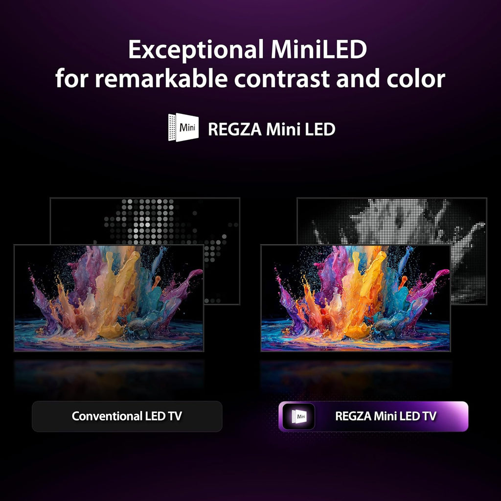 Toshiba 75" Z670 Series Mini-LED 4K UHD Smart Fire TV (75Z670R, 2026 New) - QLED, Native 144Hz, HDR10+, Dolby Vision IQ, REGZA Engine Zri, Dolby Atmos, Game Mode Pro, Alexa Built-in, Japan Quality - Image 4