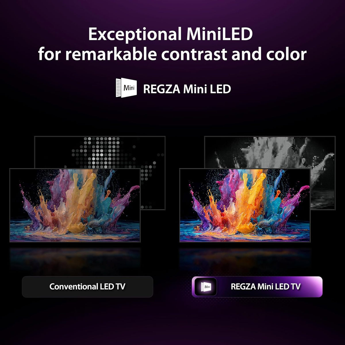 Toshiba 75" Z670 Series Mini-LED 4K UHD Smart Fire TV (75Z670R, 2026 New) - QLED, Native 144Hz, HDR10+, Dolby Vision IQ, REGZA Engine Zri, Dolby Atmos, Game Mode Pro, Alexa Built-in, Japan Quality - Image 4