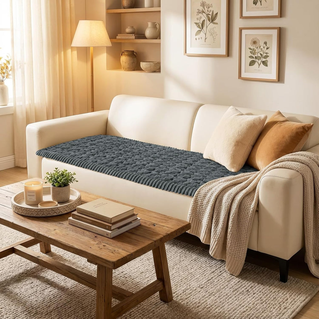 Smiry Couch Covers for Dogs, Non Slip Fuzzy Pet Sofa Protector Washable - Image 2