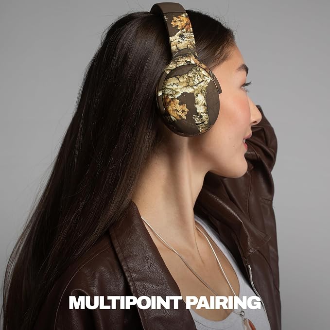Skullcandy Crusher ANC 2 Headphones - Realtree Edge Colors Espresso | Multi-Sensory Crusher Bass, Over-Ear Fit, Noise Cancelling, 60 Hours Battery, Working Out, Gym, Travel, Study, Music, Gaming - Image 6