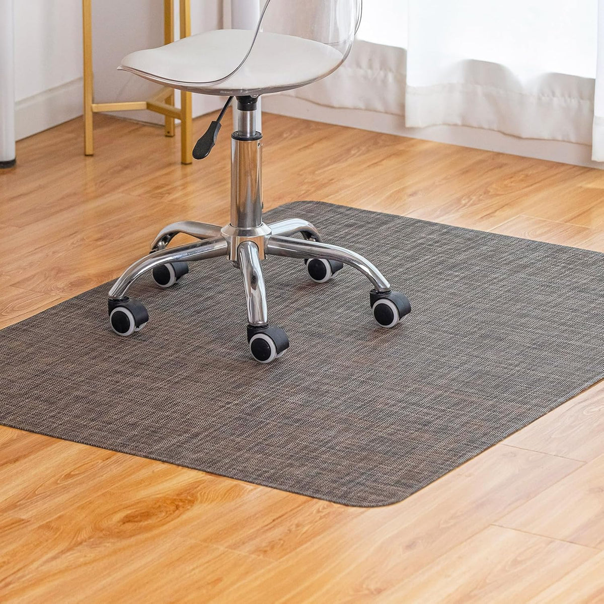 Baroyal Office Chair Mat for Hardwood Floor, Anti-Slip PVC, 48 x 60 Inch by BARoyal