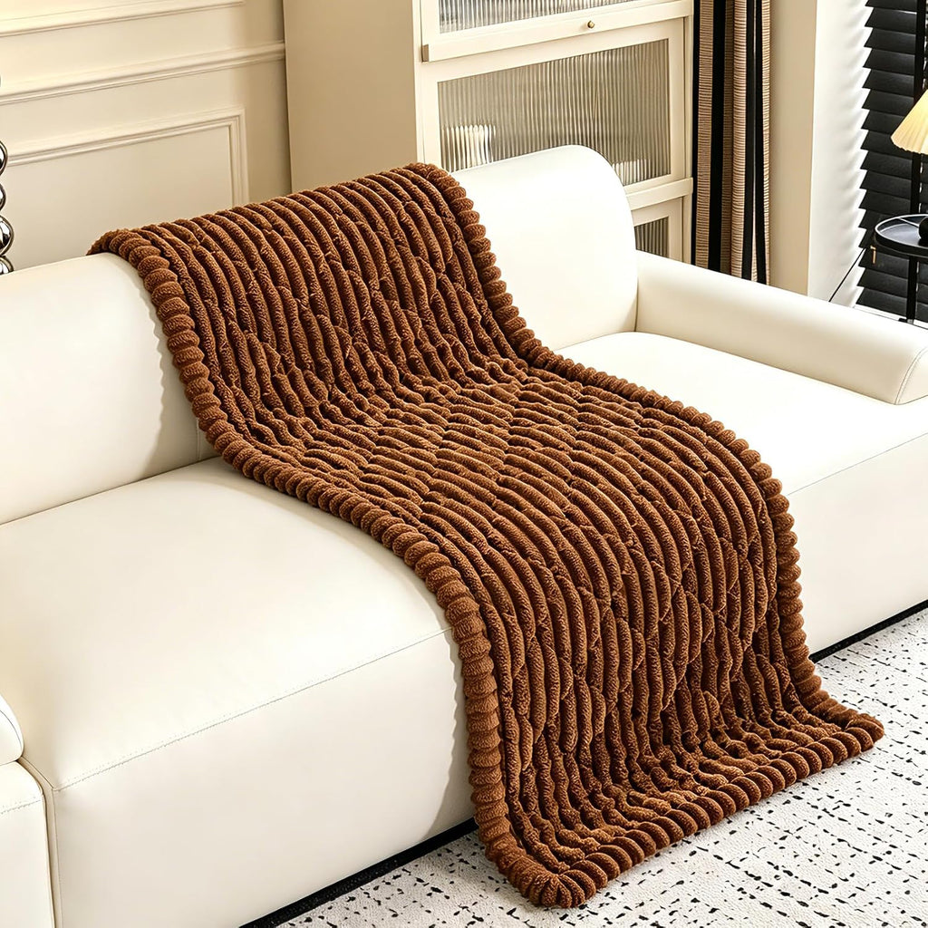 100% Waterproof Fuzzy Couch Cover for Dogs, Washable Non-Slip Pet Couch Covers for Sofa, Soft Thick Furniture Protector Sofa Slipcover Mat for Dogs (Dark Coffee, 27.5"x70.9") - Image 9