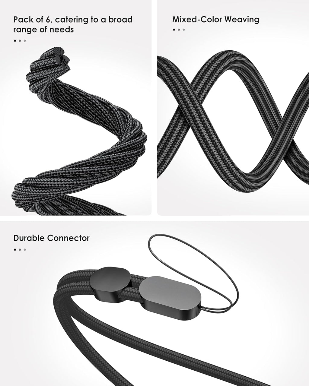 6 Pack Cell Phone Camera Wrist Straps, Wrist Lanyards - Image 4