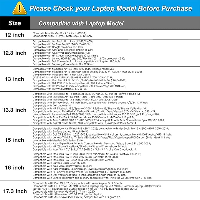 MOSISO Laptop Case 14 inch, Laptop Sleeve Bag with Pocket | Compatible with HP Lenovo Dell ASUS Acer, HP Stream, Dell Latitude, Polyester Vertical Computer Bag, Navy Blue - Image 5