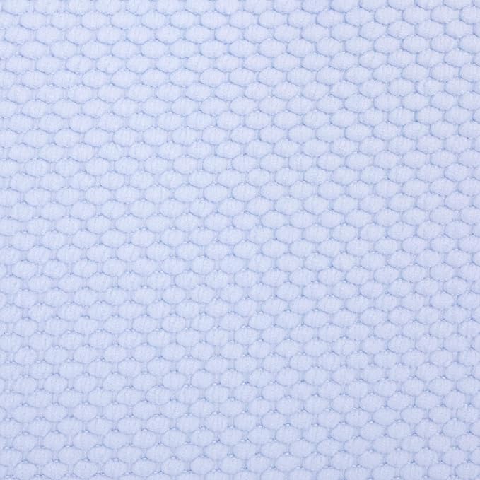 Sweet Home Collection Cushion Memory Foam Chair Pads Honeycomb Nonslip Back Seat Cover 16" x 16" 2 Pack Light Baby Blue - Image 2