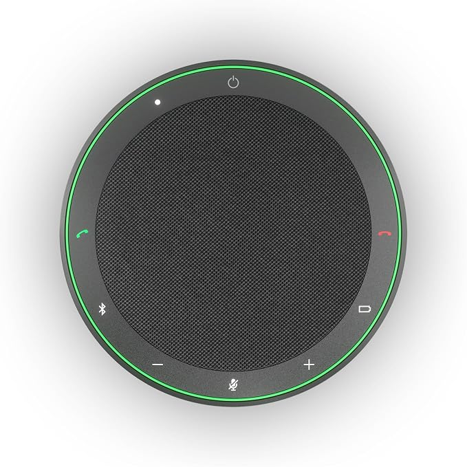 Jabra Speak2 75 SE (Second Edition) Wireless Bluetooth Speakerphone, Grey | 4 Noise-Cancelling Microphones, 65mm Full-Range Speaker, Linking Feature, USB-A and USB-C, Works with Zoom and Google Meet - Image 3