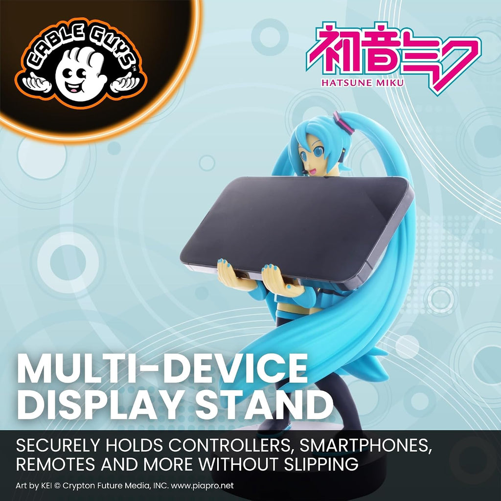 Cableguys Hatsune Miku Figure Controller Holder & Phone Stand - Officially Licensed Vocaloid Anime Gift for Gamers, Compatible with Nintendo Switch, Xbox & PlayStation - Image 4