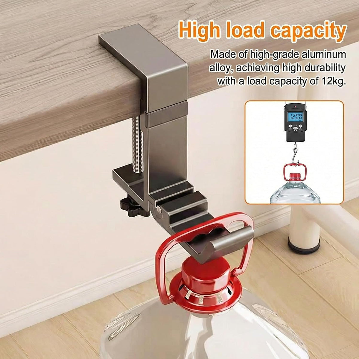 Foldable Clamp Hook for Desk, Bag & Headphone 2-Pack - Image 4