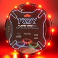 TOSY Flying Ring - 36 RGB Multicolor or 12 Monocolor LEDs, Super Bright, Lost Mode, Auto Light Up, Camping Essentials for Kid/Teen/Boy/Girl, Safe & Soft, Waterproof, Pool/Beach Games, Lightweight Toy by TOSY