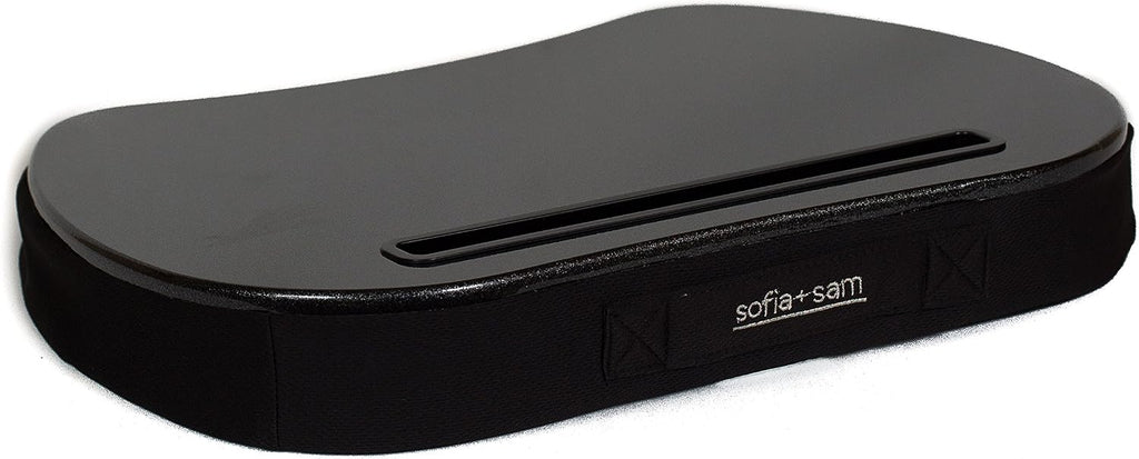 Sofia + Sam Mini Lap Desk with Memory Foam Cushion | Tablet Slot and Handle | Fits Laptops Up to 15" | Tablets Up to 9.6" | Black | Portable Travel Desk | Reading Writing and Coloring - Image 7