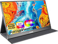 MNN 15.6" FHD 60Hz Portable Monitor USB-C HDMI IPS HDR Gaming Laptop | 15.6" FHD IPS HDR, 0.76cm/694g, USB-C one-cable, PC/Mac/Phone/Switch, speakers+stand, L/P, low blue, work&game by MNN