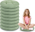 Fumete 8 Pcs Round Floor Cushions for Classroom Kids,Green | 16 Inch Diameter, Students Flexible Seating Pillows, Home Daycare School Reading Yoga Meditation, Soft Cushioned by Fumete