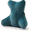 Lumbar Support Pillow (Pat. Pend) for Car Seat, Office Chair, Couch & Recliner, Ergonomic Back Support for Chair, Lower Back Pain Relief, with Adjustable Strap to Stay in Place, Slate Blue by Ailuteie