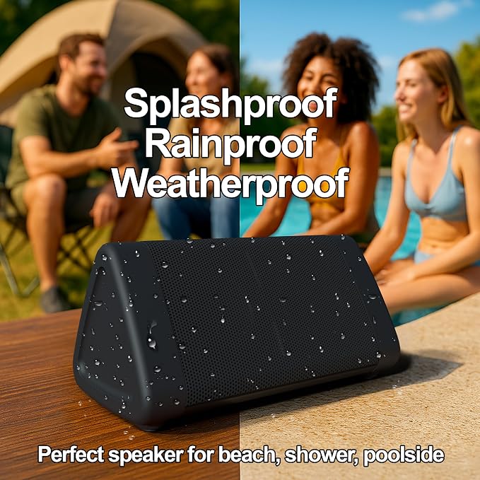 OontZ Angle 3 Gen 4 Portable Bluetooth Speaker, 12W, 24-Hour Playtime | Compact 12W Bluetooth speaker with clear sound,100-ft range, IPX5 waterproof, AUX Input, USB-C Charging Cable. - Image 6