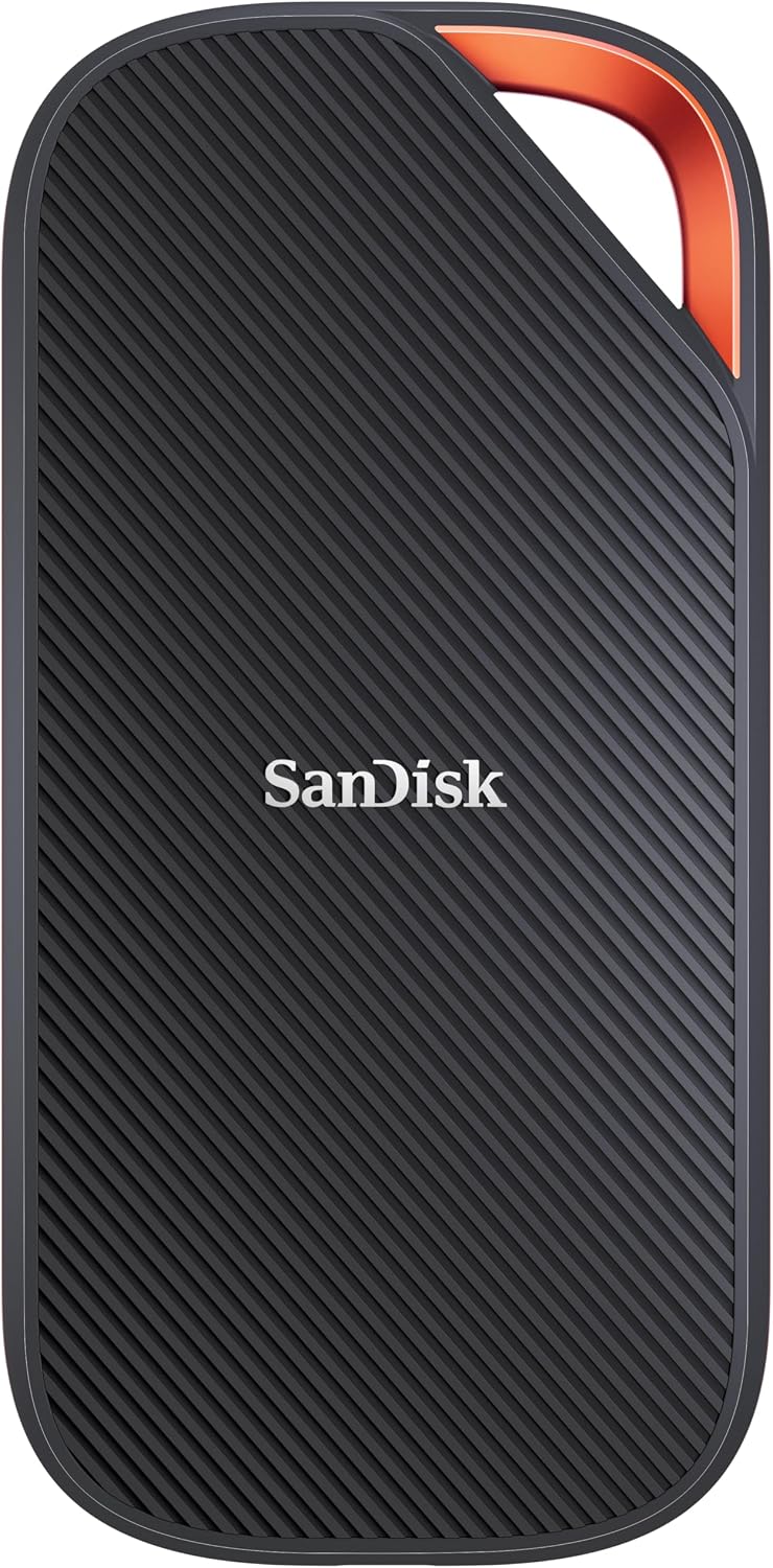 Sandisk 4TB Extreme PRO Portable SSD with USB4, Up to 3,800MB/s Read Speeds by SANDISK