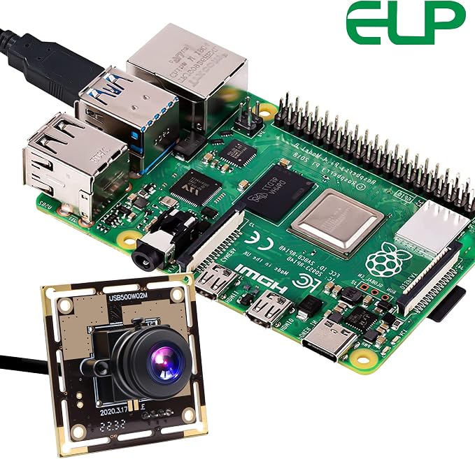 ELP 5mp USB Camera Module for Computer 170degree Wide Angle Fisheye Webcam | Mini Lightburn Camera for Laser, UVC USB2.0 PC Camera for Windows, Linux, Android, Mac, Industrial Security Webcam for Laptop - Image 5
