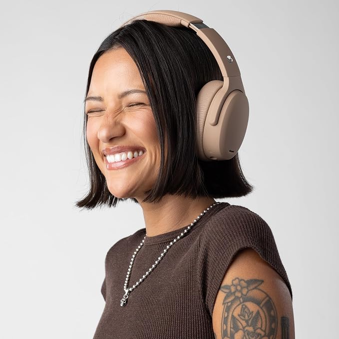 Skullcandy Crusher ANC 2 Noise Cancelling Wireless Headphones - Primer | Multi-Sensory Crusher Bass, Over-Ear Fit, Bluetooth, 60 Hours Battery, Working Out, Gym, Travel, Studying, Music, Gaming - Image 8