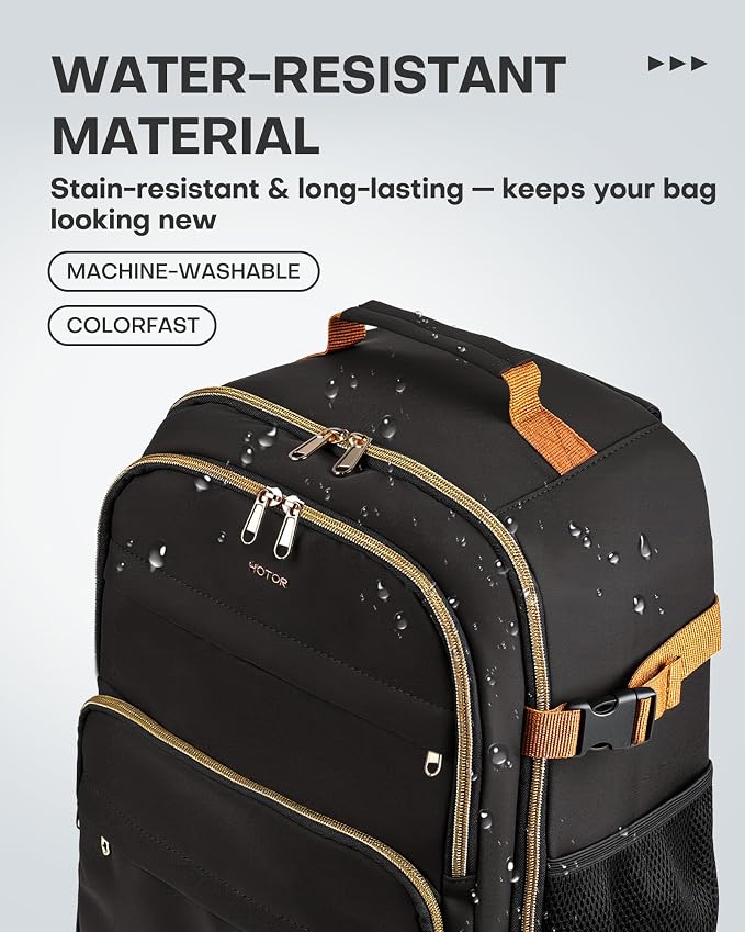 HOTOR Travel Backpack Women Flight Approved Carry on Bag | 15.6inch Laptop Computer Bag Flight Approved Personal Item Travel Bag for Work, Business, College - Image 4