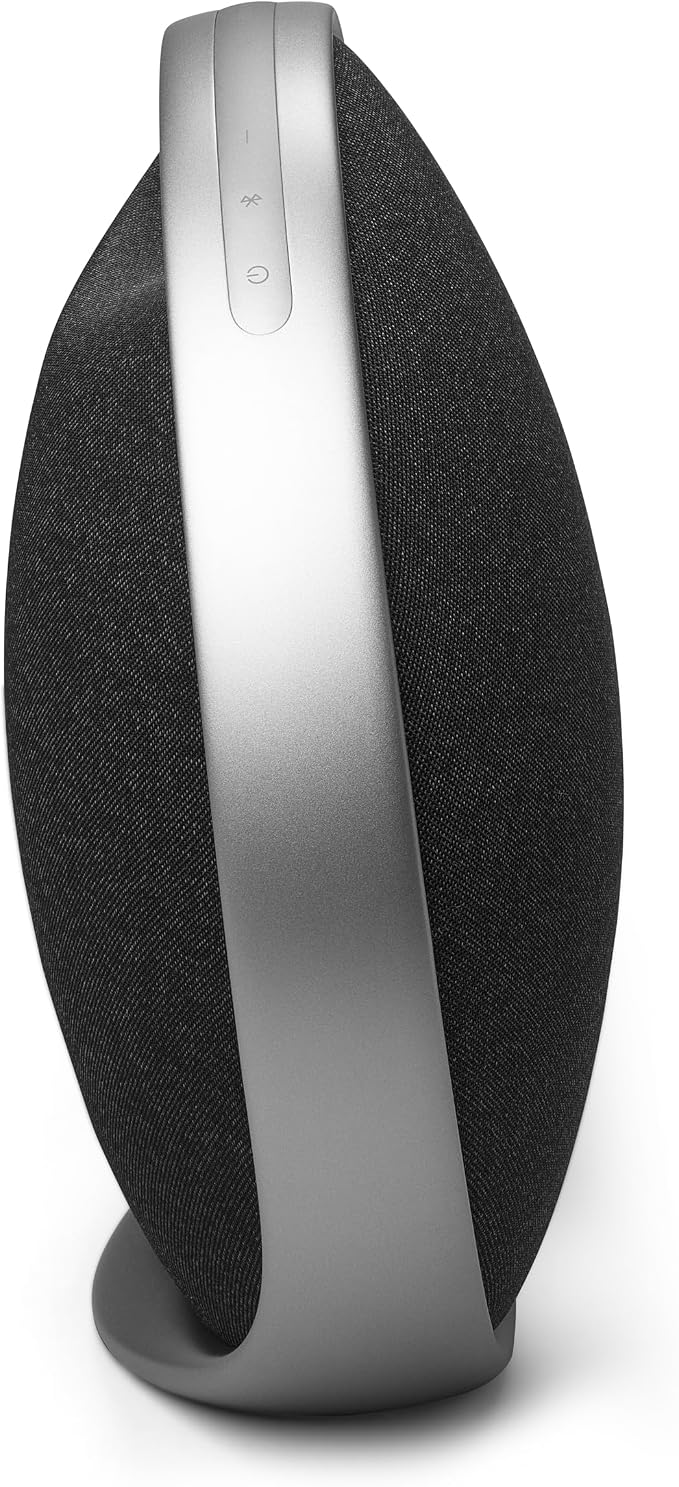 Harman Kardon Onyx Studio 9 - Portable Stereo Bluetooth Home Speaker with Built-in Battery and USB Charging, self-Tuning, and Multi-Speaker Connection by Auracast - Black - Image 2