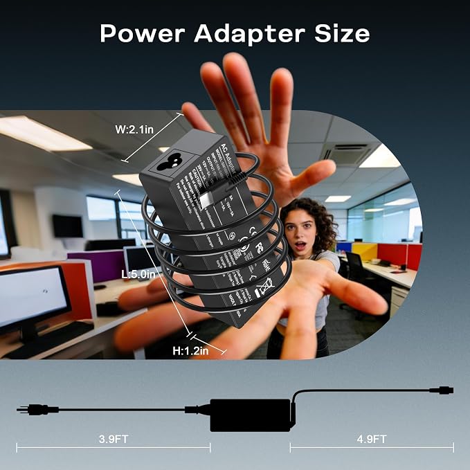 WZXHU 100W USB C Laptop Charger Compatible with Lenovo Thinkpad Yoga Chromebook, Mac Book Pro/Air 16 15 14 13 Inch, HP, Dell, Acer, Asus, Google Fast Type C Adapter Power Cord - Image 5