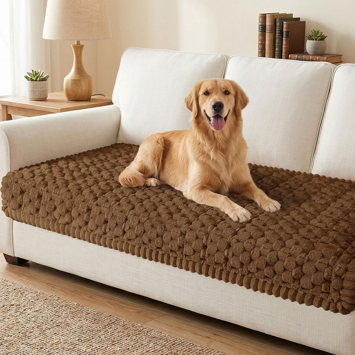 Smiry Couch Covers for Dogs, Non Slip Fuzzy Pet Sofa Protector Washable by Smiry